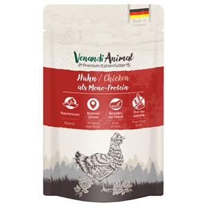 24x125g Venandi Animal Monoprotein Kip kattenvoer nat