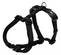 Trixie Premium H-harness M-L: 52-75 cm/20 mm Zwart