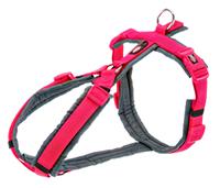 Trixie hondentuig premium trekking fuchsia / grijs 53-64X2 CM