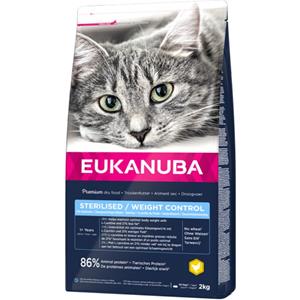 Eukanuba Sterilised / Weight Control Adult Kattenvoer - 2 kg