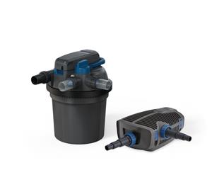 Oase FiltoClear Set 13000 - UVC Vijverfilter met Gemakkelijk Reinigingssysteem, tot 13.000L