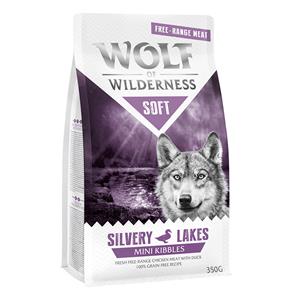 350g Mini "Soft Silvery Lakes" Scharrelkip & Eend Wolf of Wilderness Hondenvoer