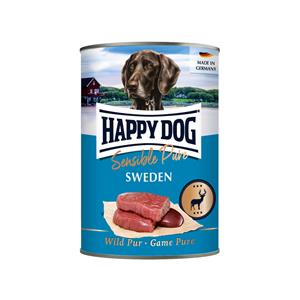 6x400g Sensible Pure Sweden (Wild Puur) Happy Dog Hondenvoer