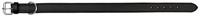 Trixie Active Halsband leather XL: 65-75 cm/40 mm Zwart