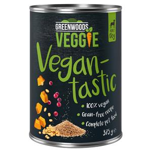 Greenwoods Veggie met Quinoa, Pompoen, Lupine en Rode Bosbessen Hondenvoer 24 x 375 g