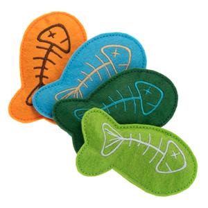 Zooplus Exclusive Kattenspeelgoed Marlin 4-delig Set 9cm Kat