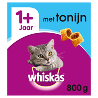 Whiskas hiskas Adult Kattenbrokken Tonijn doos 800g bij Jumbo