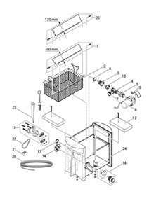 oase BG assemblage schuifafsluiter
