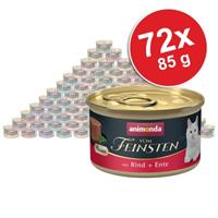 72x85g Adult Mousse (6 Smaken) animonda Vom Feinsten Kattenvoer