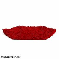 51 Degrees North Clean & Dry Handdoek - Rood - 80 x 41cm