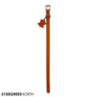 51 Degrees North - Milano - Collar - Cognac - 10 mm x 32 cm