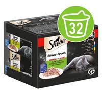 32x85g Classics in Paté Variaties in Kuipjes Sheba Kattenvoer