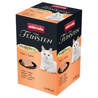 Animonda vom Feinsten Mild Menu Adult 6 x 100 g Kattenvoer - Kalkoen & Zalm