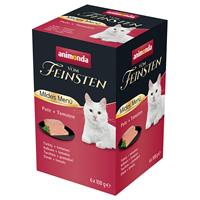 6x100g Mild Menu Adult Kalkoen/Tomaat Animonda Vom Feinsten Kattenvoer