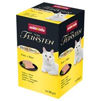 6x100g Mild Menu Adult Kalkoen/Kaas animonda Vom Feinsten Kattenvoer