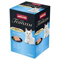 6x100g Mild Menu Adult Kalkoen/Forel animonda Vom Feinsten Kattenvoer