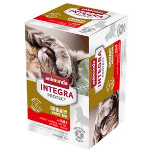 6x100g Adult Urinary Struviet Kalf animonda Integra Protect Kattenvoer