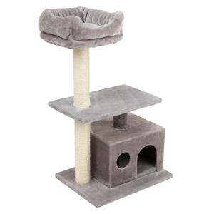 Zooplus Exclusive La Digue I Krabpaal Lichtgrijs H90 x L60 x B39 cm