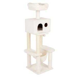 Zooplus Exclusive La Digue II Krabpaal Wolwit H142 x L61 x B42 cm