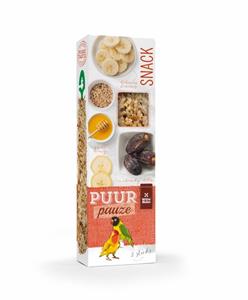 Witte Molen Puur Pauze 2 sticks agapornis Honing en Dadel
