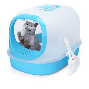 Nobleza Kattenbak met transparante kap Sky