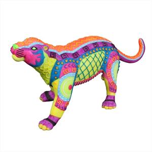 Aqua D'ella Dia de los muertos jaguar meerkleurig