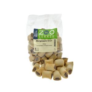 Zoolekker Mergpijpjes Bruin 400 gram