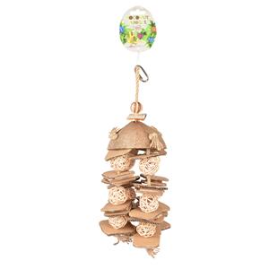 Duvo+ Coconut jungle hanger met wilgenballetjes & karton