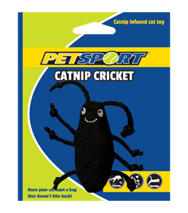 PetSport Catnip Cricket Zwart