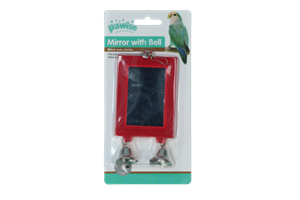 Pawise Bird mirror with bell