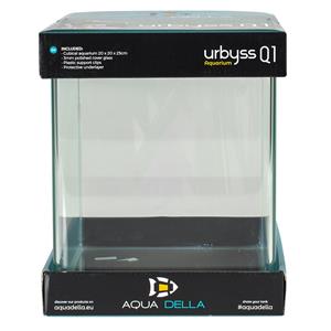 Aqua D'ella Urbyss Q1 | 10L | 20 x 20 x 25CM Aquarium Met afdekplaat