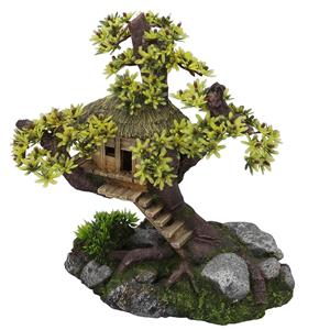 Aqua D'ella Boomhut met planten