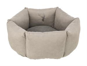 TRIXIE HONDENMAND LENI ROND ZAND / GRIJS 50X50X20 CM