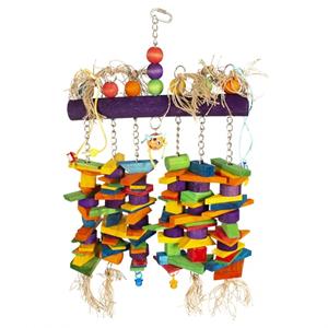 Duvo+ Kleurrijke houten speelmobiel 66 x 42 cm