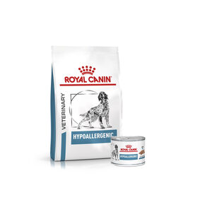 Royal Canin Hypoallergenic Combi bundel - 14 kg + 12 x 200 gr