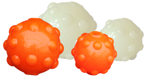 Jolly pets Jumper Ball Glow 10 cm - Wit