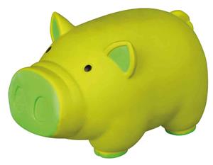Trixie Pig Toy for Dogs 11 cm assorted colours