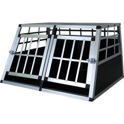 4animalz Autobench - Hondenbench met 2 Deuren Medium