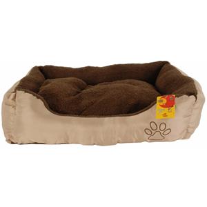 Merkloos Beige hondenmand/hondenkussen 61 cm -
