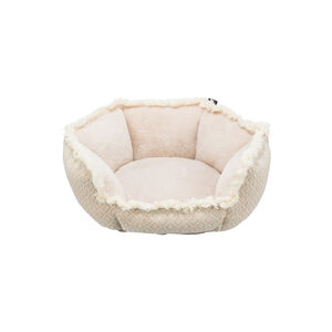 Trixie Boho bed square 80 × 80 cm beige