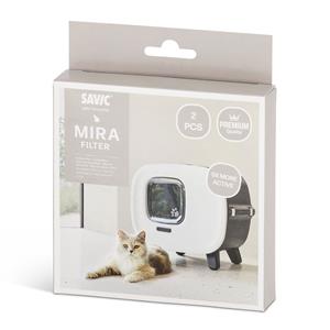2x Vervangfilter voor Savic Kattenbak Mira