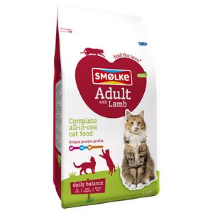 Smolke Smølke Adult met lam kattenvoer 2 x 4 kg