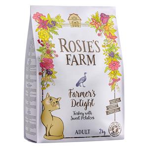 2kg Rosie's Farm Adult Kalkoen met Zoete Aardappel Kattenvoer droog