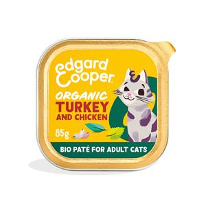 Cat adult pate organic turkey 85g - Edgard cooper