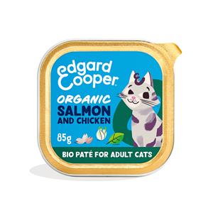 Cat adult pate organic sAlmon/chick - Edgard cooper