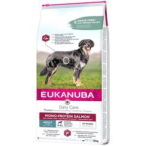 Eukanuba Daily Care Monoprotein zalm hondenvoer 2 x 12 kg