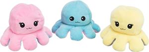 Trixie Reversible octopus plush 19 cm assorted colours