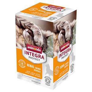 6x100g Protect Adult Nieren Schaaltje Mix animonda Integra Kattenvoer