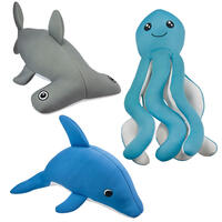 Fehlt Hunde-Plüschspielzeug Delfin blau, Länge: ca. 40,5 cm