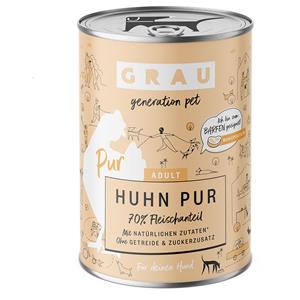 GRAU Hondenvoer 6 x 400 g - Kip Puur met Lijnzaadolie